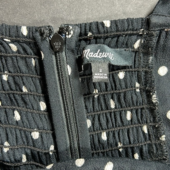 Madewell B & W Polka Dot, Wide Leg Jumpsuit - Picture 6 of 7